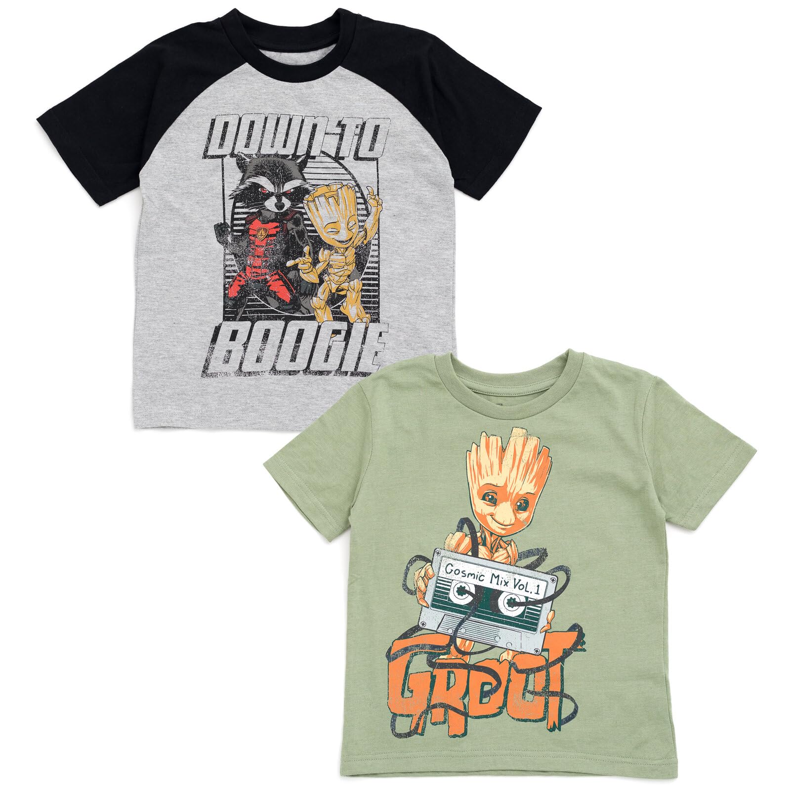 Marvel 2 Pack T-Shirts Toddler to Big Kid Sizes (2T - 18-20)